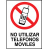 Cartel No Utilizar Teléfonos Móviles 📵