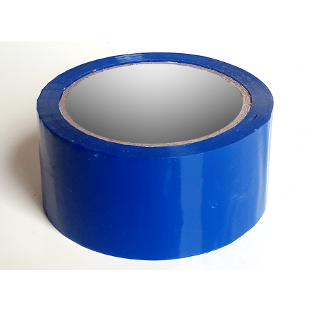 Rollo Precinto PVC Adhesivo - Azul - 48mm - 60m