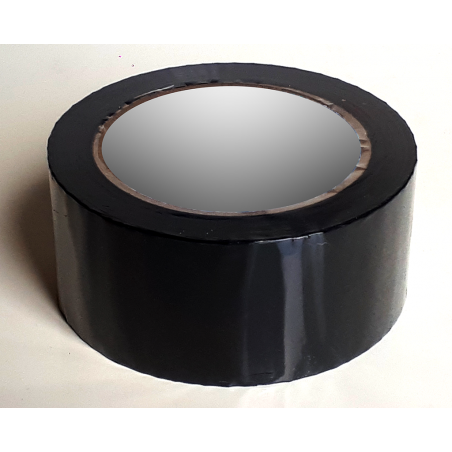 Rollo Precinto PVC Adhesivo - Negro - 48mm - 60m
