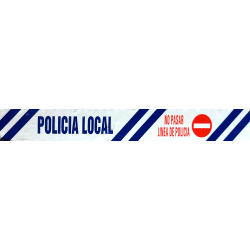 Rollo Cinta de Señalización Policía Local 200m. - 10cm