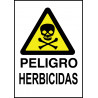 Cartel Peligro Herbicidas