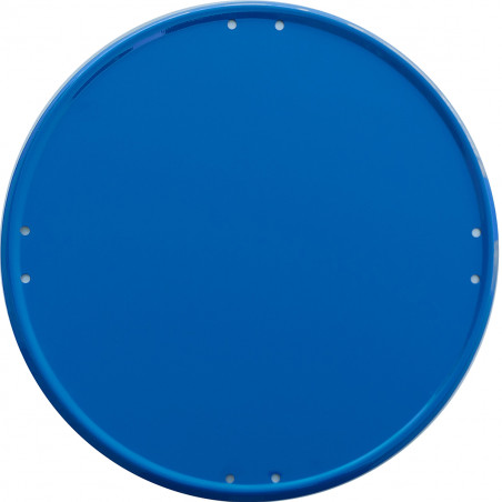 Señal Metálica Circular de Obligación Personalizada - Ø50cm - Azul