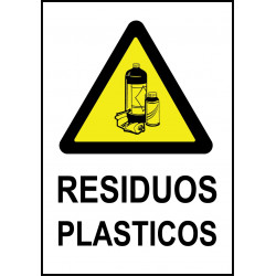 Cartel Residuos Plásticos
