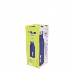 Botella Milan isotérmica de acero inoxidable - serie Acid - Azul caja