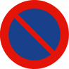 Señal Metálica Vial Prohibido Estacionar