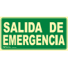 Señal Fotoluminiscente Salida de Emergencia UNE 23035/4