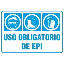 Cartel Uso Obligatorio de EPI