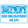 Cartel Uso Obligatorio de EPI