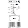 Embellecedor en latón - Pack 4ud.