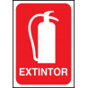 Cartel Extintor - Rojo 🧯