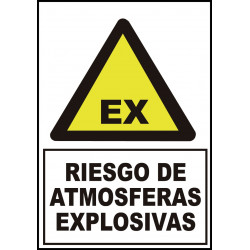 Cartel Riesgo de Atmósferas Explosivas
