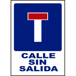 Cartel Calle Sin Salida