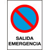 Cartel Salida Emergencia