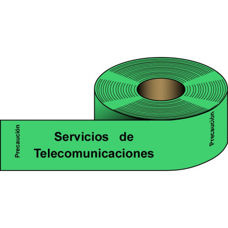 Rollo Verde Servicios de Telecomunicaciones 250m.