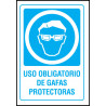 Cartel Uso Obligatorio de Gafas Protectoras