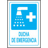 Cartel Ducha de Emergencia
