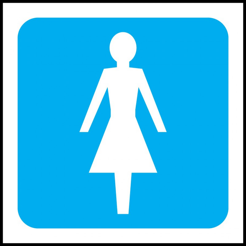 Cartel WC Mujeres