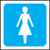 Cartel WC Mujeres