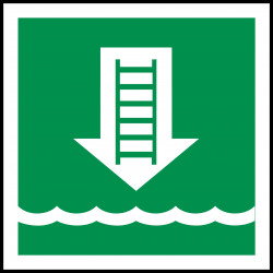 Señal Marítima Escala de Embarque / Escalera de Emergencia