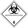 Peligro de Clase 6.2 - Señal Materias Infecciosas