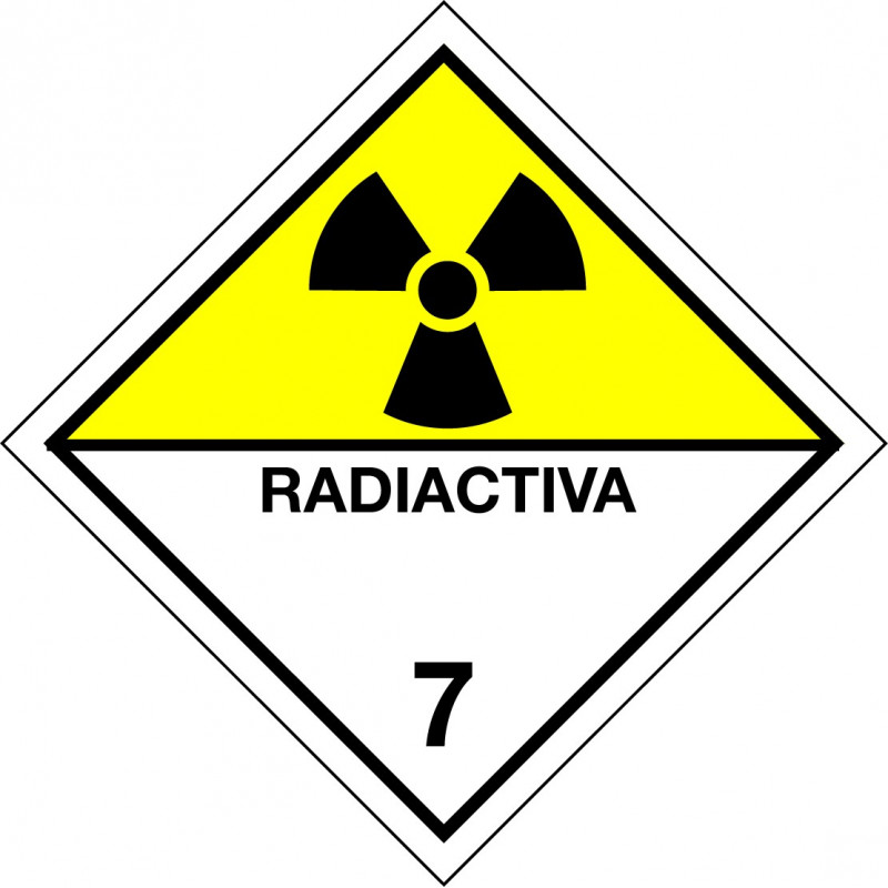 Peligro de Clase 7 - Señal Materias radiactivas