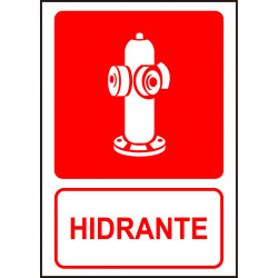 Cartel Hidrante