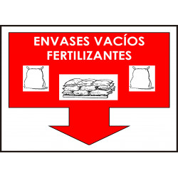 Cartel Envases Vacíos Fertilizantes