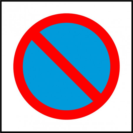 Cartel Polipropileno - Prohibido aparcar