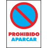 Cartel Prohibido Aparcar