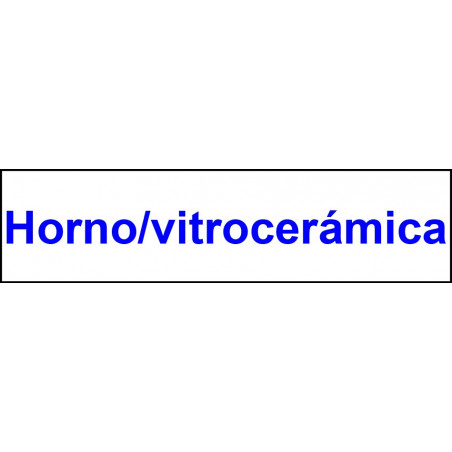 Pegatina Indicadora Horno/Vitrocerámica