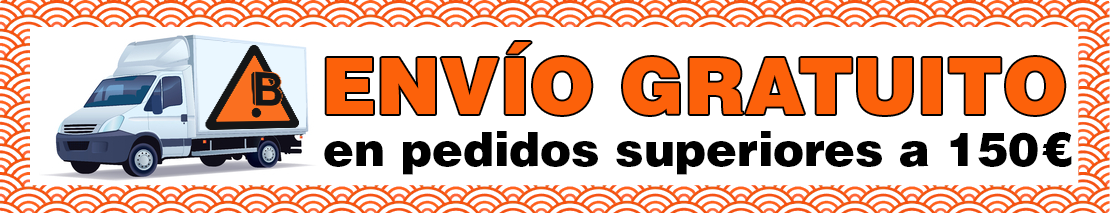 Envío gratuito en pedidos superiores a 150€
